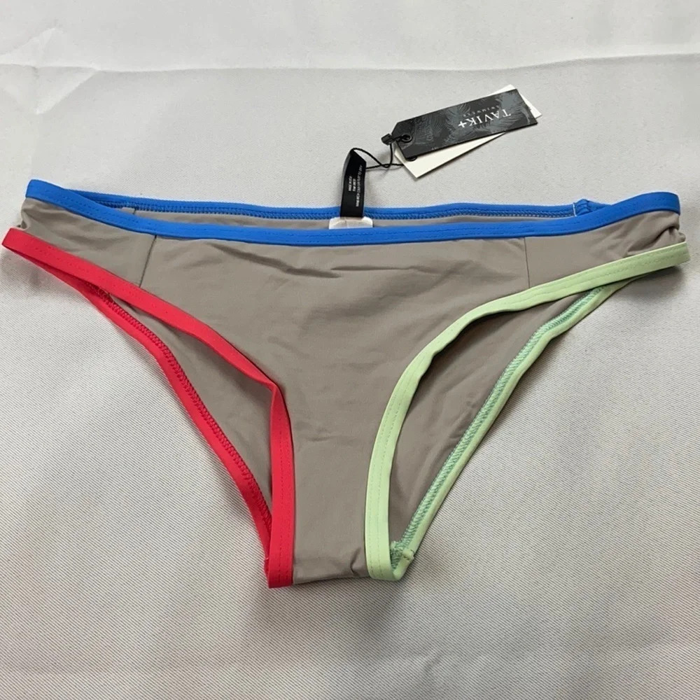 Tavik Multi Color Full Coverage Swimsuit Bottom
